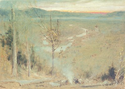 Thun, Switzerland by Albert Goodwin